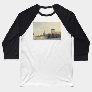 Church in Winter Estate Baseball T-Shirt